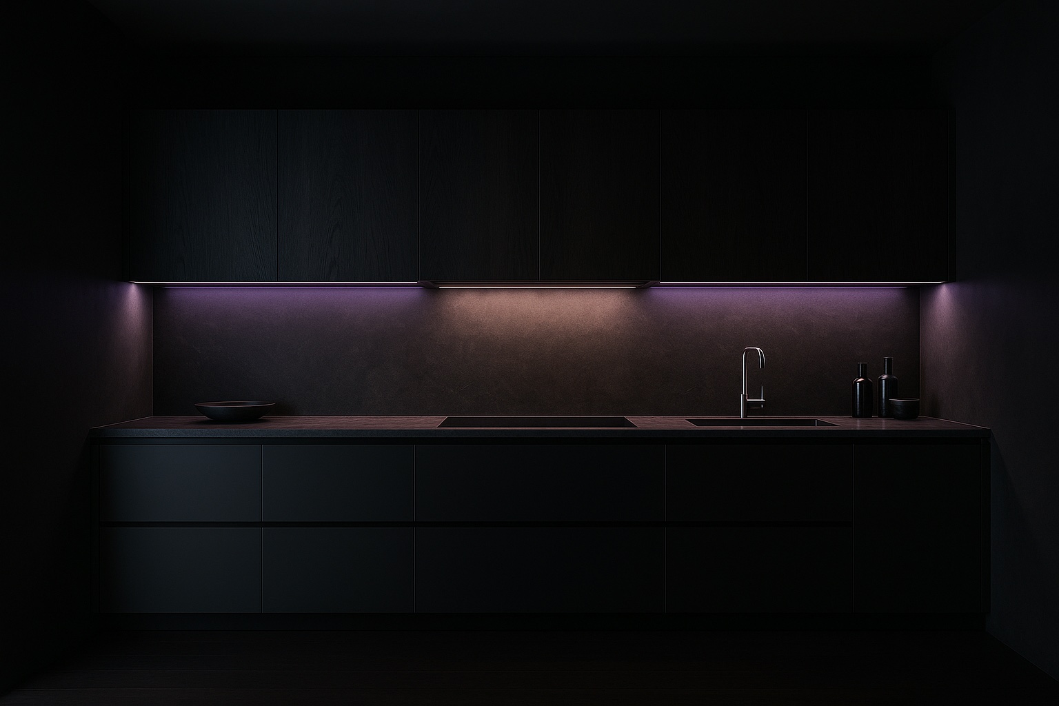 A finished kitchen photographed for the configurator build
