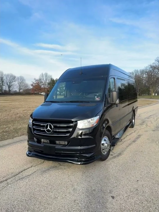 A Mercedes-Benz Sprinter converted by Upgrade Van